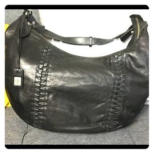 Lauren Ralph Lauren Genuine Leather Hobo Bag